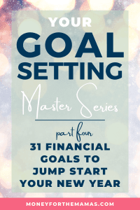 31 days of financial goals