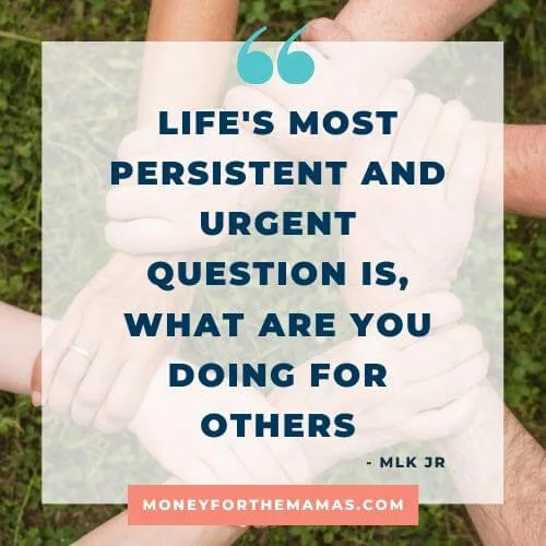MLK Jr quote on service