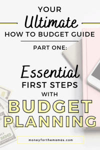 first steps with budget planning