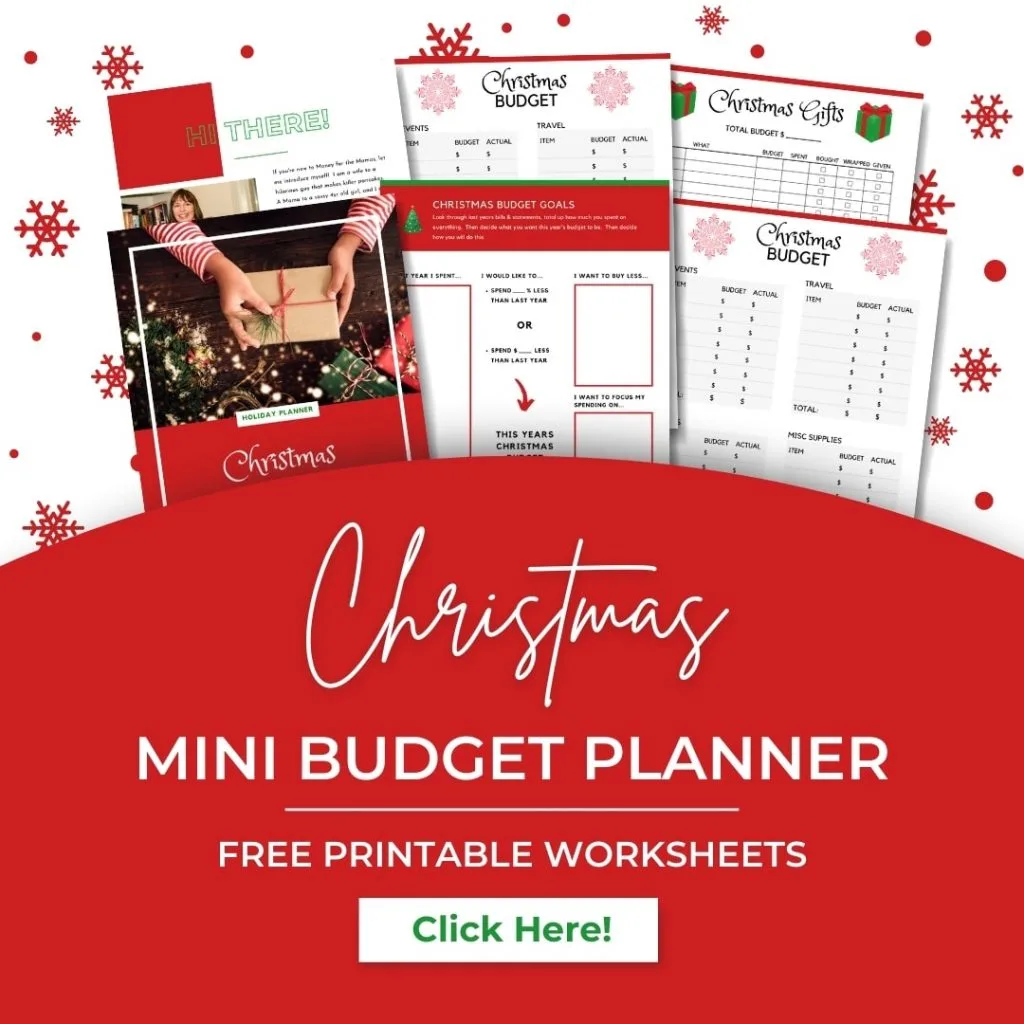 Free Christmas Mini Budget Planner