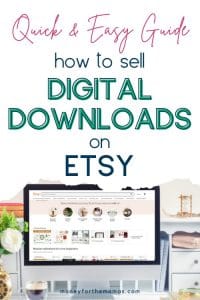 how to sell digital products on Etsy