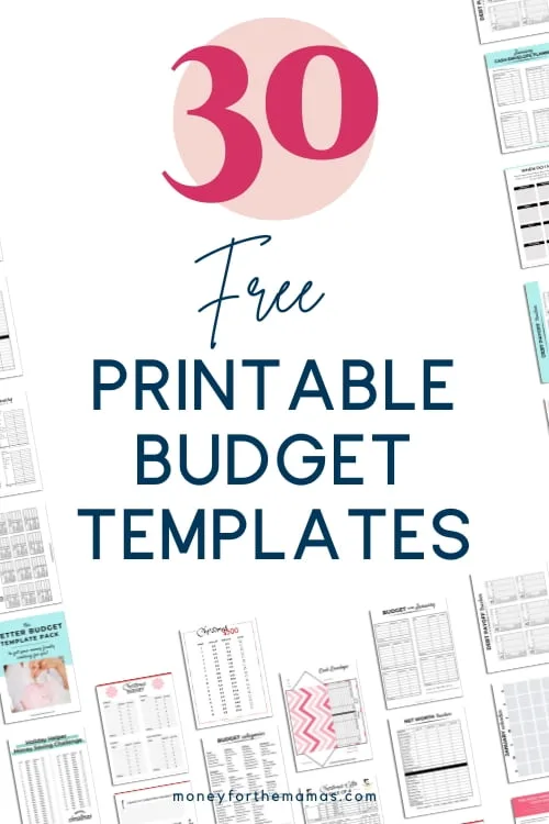 30 free printable budget templates